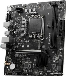 Материнская плата MSI Pro B760M-E mATX, сокет Intel LGA1700, чипсет Intel B760, память 2xDDR5, слоты: 1xPCIe x16 4.0, 1xM.2