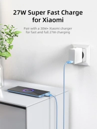 Кабель USB A CABLETIME CAP1L (CT-AMCM6A-PBW2) 2 м, черный, USB-A на USB-C для быстрой зарядки смартфонов