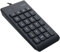 Цифровой блок проводной RAPOO K10-BL, цвет - черный 13323