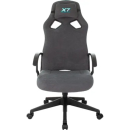 Кресло игровое A4Tech X7 GG-1300 серый крестов. пластик 1696396