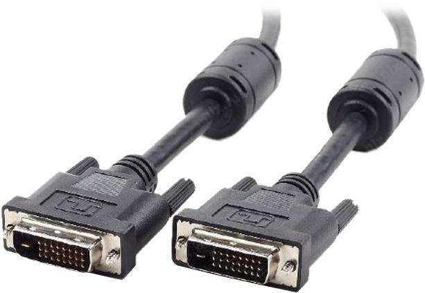Кабель DVI-DVI dual link Cablexpert CC-DVI2-BK-6, 25M/25M, 1.8м, черный, экран, феррит.кольца, паке