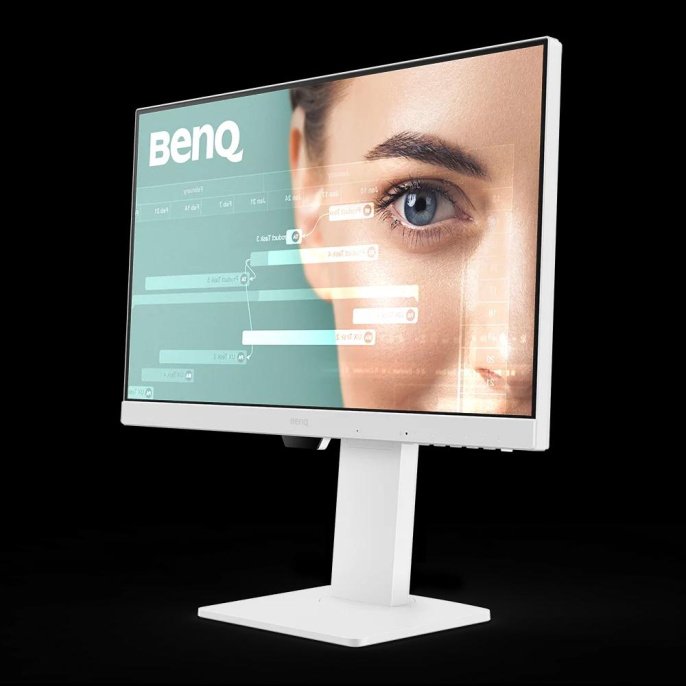 Монитор Benq GW2486TC 23.8'', 1920x1080, IPS, 100Hz, 1300:1, 250cd, 5ms, HDMI, DP, Speakers, Height adj 130, Pivot, Flicker-free;Low Blue Light, 3Y, White