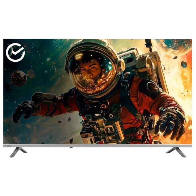 Телевизор LED Sber 43" SDX-43F3000DSA Салют ТВ Frameless черный FULL HD 60Hz DVB-T DVB-T2 DVB-C DVB-S DVB-S2 USB WiFi Smart TV RUS