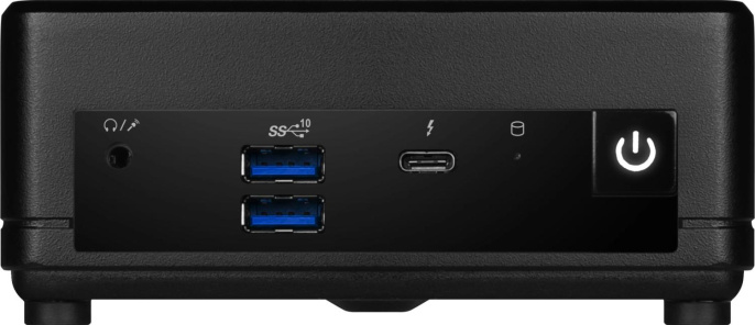 Неттоп MSI Cubi 5 1M-472BRU i5 1235U (1.3) Iris Xe без ОС 2.5xGbitEth+1xGbitEth WiFi BT 65W черный (936-B0A821-472)