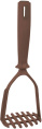 Картофелемялка Rondell Ginger Chocolate RD-1537, коричневый