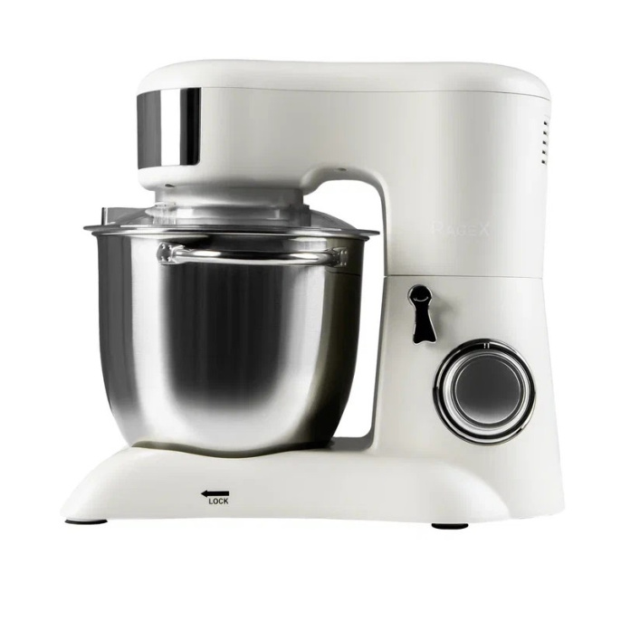 Планетарный миксер RAGEX R003-110 3 в 1, 4.5 литра с двумя ручками, 1300 Вт, бежевый