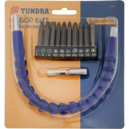 Набор бит с гибким удлинителем (12 предметов; PH-SL-PZ-TX; 50 мм) ТУНДРА 5378178