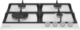 Газовая варочная панель Indesit THPM 642 WS/WH/I,  4 конфорки,  металл,  белый
