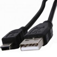 Rexant 18-1131-2 Кабель USB-A – mini USB, 1А, 0,2м, ПВХ, черный