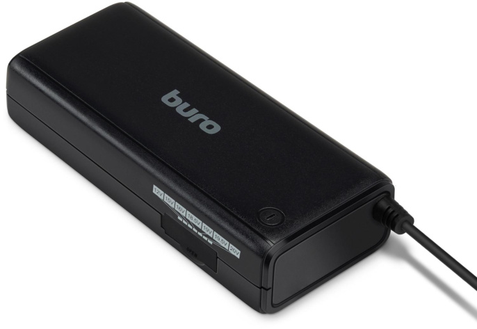 Адаптер питания Buro BUM-1187H90,  12 - 20 В,  90Вт,  черный