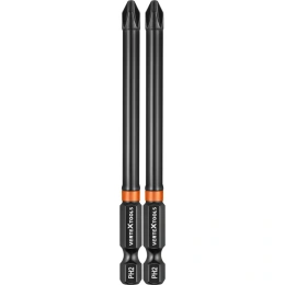 Набор бит IMPACT PH2, 90 мм, 2 шт vertextools IP-PH2-90-2