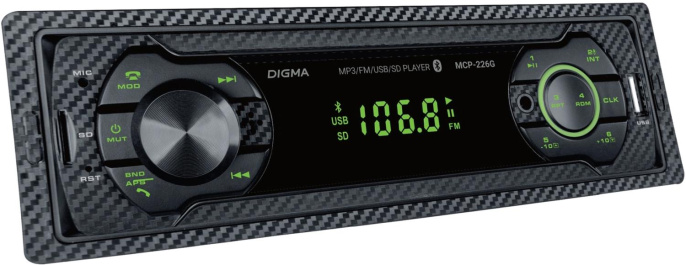 Автомагнитола Digma MCP-226G