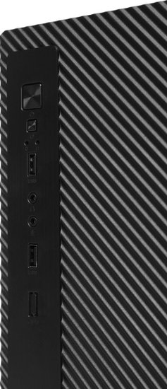 Корпус Accord ACC-2053B черный без БП mATX 1x80mm 1x120mm 2xUSB2.0 audio