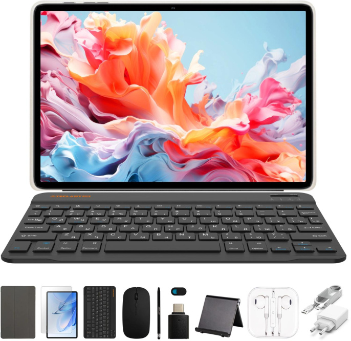 Планшет Teclast P30T Case T7200 8C/4Gb/128Gb 10.1" IPS 1280x800/0.08/серый/BT/5Mpix/2Mpix/6000mAhатурой, серый [1747480]