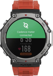 Смарт-часы AMAZFIT T-Rex 3 A2323,  48.5мм,  1.5",  красный/темно-серый [6970100374940]