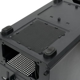 Корпус без блока питания Case HSPD M331, Mesh Mini-tower, Black, TG, 0.4 SPCC, no fans mATX, mITX 175/329/170mm 1x2.5", 2x3.5", 4xPCI 1xUSB-A 3.0, 1xUSB-A 1.0 370x220x408mm (M331-TGBK)