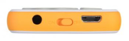 MP3 плеер Digma S4 flash,  8ГБ,  белый/оранжевый