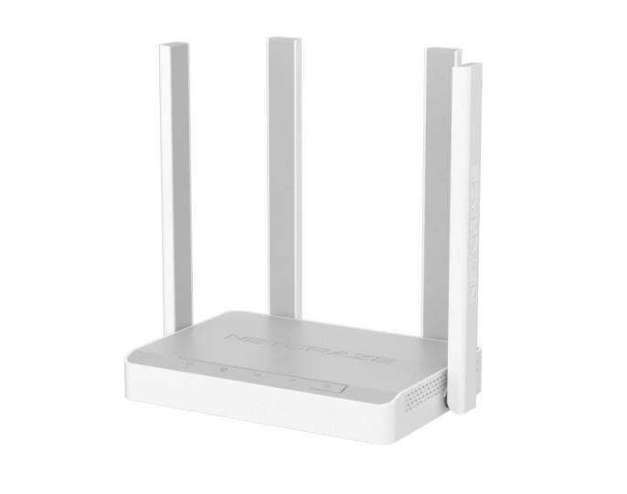 Маршрутизатор/ Netcraze Speedster Гигабитный интернет-центр с Mesh Wi-Fi 5 AC1200, 4-портовым Smart-коммутатором и переключателем режима роутер/ретранслятор