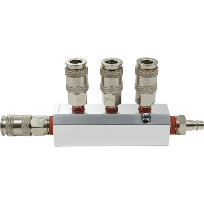 Разветвитель пневматический с увеличенной пропускной способность WIEDERKRAFT WDK-85MB