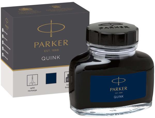 Флакон с чернилами Parker Quink Z13 цвет чернил: черный/синий, для ручек перьевых [1950378]
