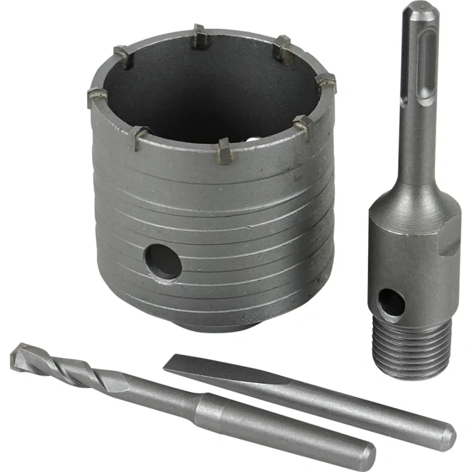 Коронка твердосплавная в сборе по бетону и кирпичу 82x50 мм, SDS+ Berger BG BG1922