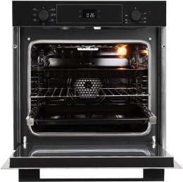 Духовой шкаф электрический ZIGMUND & SHTAIN E 158 B,  72л,  дверца с 3 стеклами,  черный