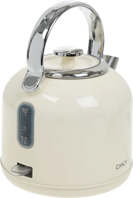 Чайник электрический Candy CK-205, 1.7л, нержавеющая сталь