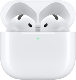 Наушники Apple AirPods 4 ANC A3055/A3056/A3059, Bluetooth, вкладыши, белый [mxp93ll/a]