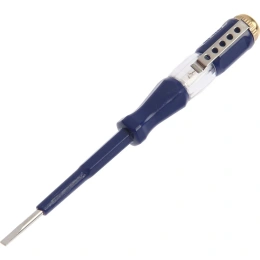 Индикаторная отвертка  ТУНДРА пластиковая рукоятка, 140 мм 2276019