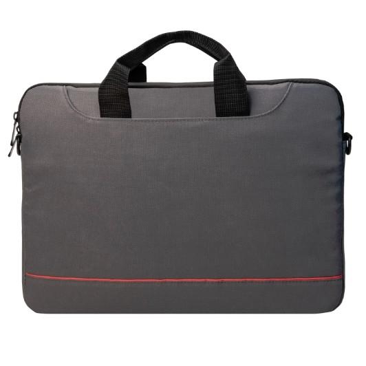 Сумка PORTCASE KCB-141GY нейлон, серая до 15,6"