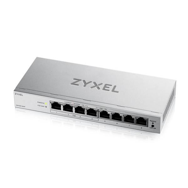 Коммутатор ZyXEL GS1200-8HPV3-EU0101F, управляемый