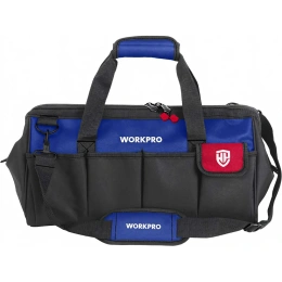 Сумка для инструмента WORKPRO 600D WP281004 350x190x220мм, с широким горлом, на молнии 14" WP281004