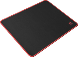 Коврик для мыши Defender 50560 (M) черный/красный, ткань, 360х270х3мм