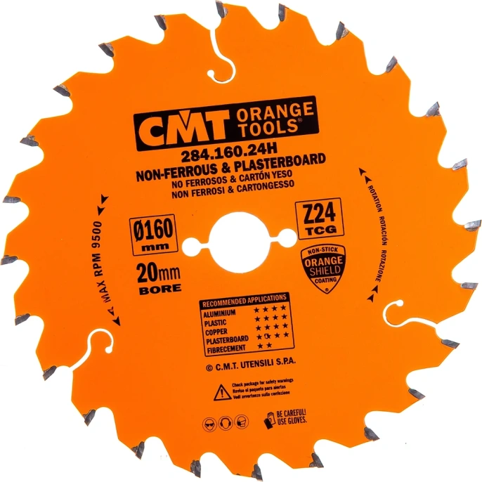 Диск пильный по цветным металлам, пластику для Festool (160х2,2/1,6х20 мм, Z=24) CMT 284.160.24H