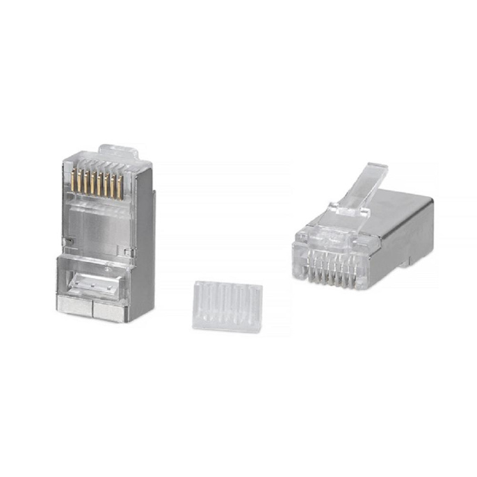 Коннектор Rj-45 Cabeus 8P8C-SH-C6-TWP кат. 6/7 экранированный