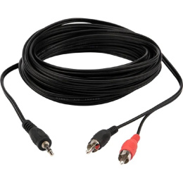 Rexant 17-4207 Шнур Стерео 3,5мм - 2 RCA, 10м