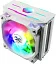 Кулер для процессора ZALMAN CNPS10X OPTIMA II WHITE RGB, 120mm RGB FAN, 4 HEAT PIPES, 4-PIN PWM, 1500 RPM, 27DBA, HYDRAULIC BEARING, FULL SOCKET SUPPORT