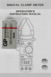 Клещи токоизмерительные MASTECH MS2001C, измер.ток: переменный [13-1310]