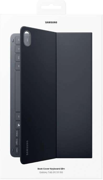 Чехол-клавиатура Samsung для Samsung Galaxy Tab S11 Book Cover Keyboard Slim поликарбонат/полиуретан черный EF-DX730UBEGRU