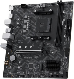 Материнская плата MSI PRO B550M-B Soc-AM4 B550 PCI-Ex16 2xM.2 1GbE LAN 3xARGB+RGB 2xDDR4 4600MHz+ DP+HDMI mATX RTL
