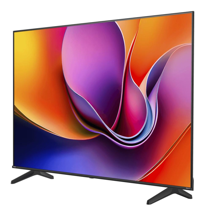 Телевизор ЖК 50'' Hisense, Ultra HD, VA, Smart TV ОС VIDAA U8.5 , Wi-Fi, DVB-T2/C/S2, 2х7W, CI+ 1.4 , 3хHDMI, 2хUSB, Works with Alexa, Alexa Built-in, VIDAA Voice, Yandex, Black, 2025 (50A6Q RU)