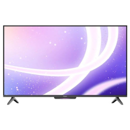 55" Телевизор ЯНДЕКС ТВ Станция Бейсик с Алисой, 4K Ultra HD, черный, СМАРТ ТВ, YaOS X YNDX-00076