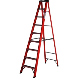 Стеклопластиковая стремянка Алюмет с органайзером 8 ступеней. Серия SF1008