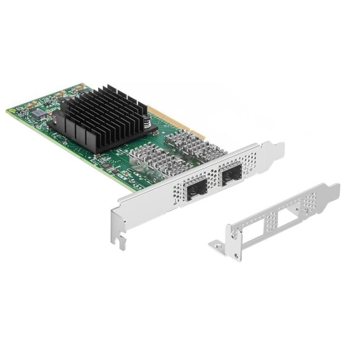 Сетевая карта ConnectX-4 Lx EN network interface card, 25GbE dual-port SFP28, PCIe3.0 x8, tall bracket, ROHS R6 (MCX4121A-ACAT)