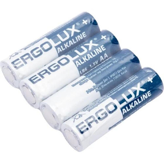 Ergolux Alkaline LR6 BP-20 ПРОМО, LR6 BP20PR, пальчиковая батарейка 1.5В 20 шт. в уп-ке (15980)