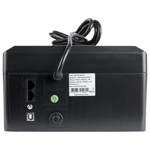 ИБП SmartWatt UPS SAFE PRO 650 Line- interactive 650VA/360W LED/USB/RJ11/45 (8 EURO) 12V/7Ah*1  3703020270004