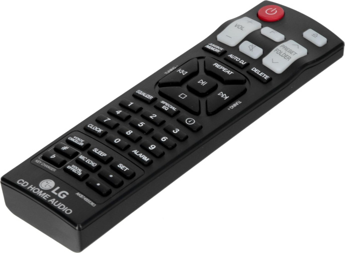 Музыкальный центр LG OK65, 500Вт, с караоке, Bluetooth, FM, USB, CD, черный,