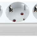 Фильтр-удлинитель Power Cube PRO, 5,0 м, LC контур, 16А/3,5кВт/ Surge protector Power Cube Pro 5,0 m, LC circuit, 6 outlets white 16A / 3,5kVt