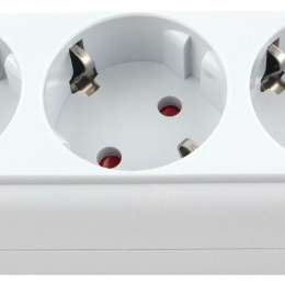 Фильтр-удлинитель Power Cube PRO, 5,0 м, LC контур, 16А/3,5кВт/ Surge protector Power Cube Pro 5,0 m, LC circuit, 6 outlets white 16A / 3,5kVt