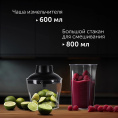 Блендер RED SOLUTION HB2901,  погружной,  серебристый/черный